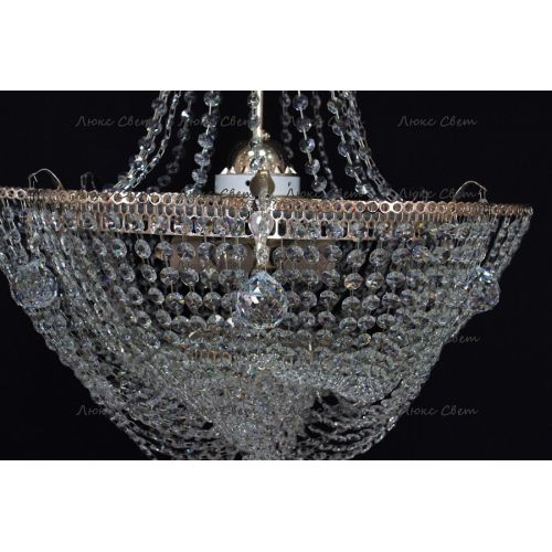 Люстра Ромашка Василиса № 1 с подвесом в Магнитогорске Гусь Хрустальный