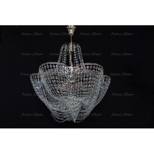 Люстра Ромашка Василиса № 1 с подвесом в Магнитогорске Гусь Хрустальный