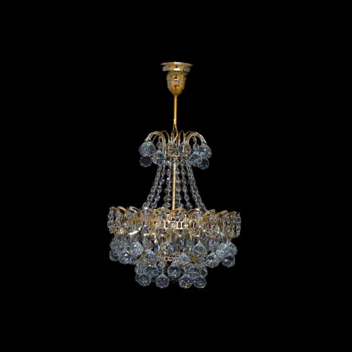 Люстра Натали 1 лампа шар в Магнитогорске Гусь Хрустальный