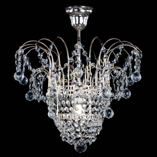 Люстра Агата №2 - 1 лампа в Магнитогорске Гусь Хрустальный