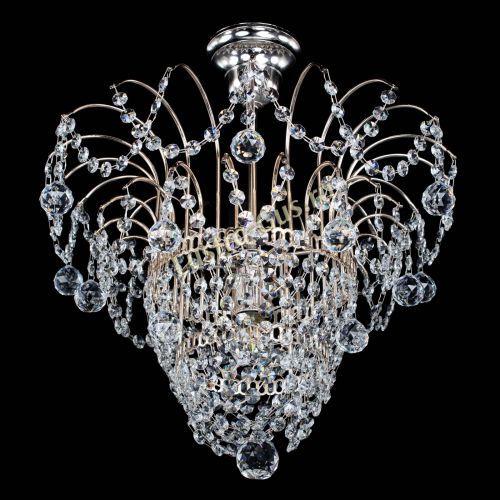 Люстра Агата №2 - 1 лампа в Магнитогорске Гусь Хрустальный