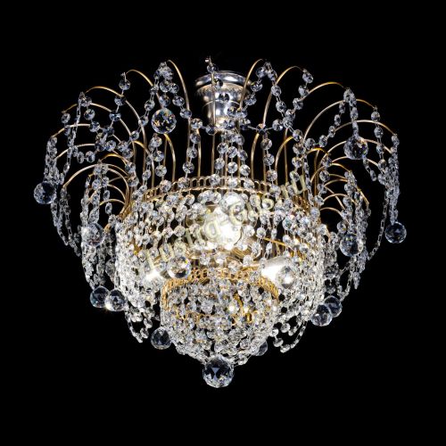 Люстра Агата №2 - 3 лампы в Магнитогорске Гусь Хрустальный