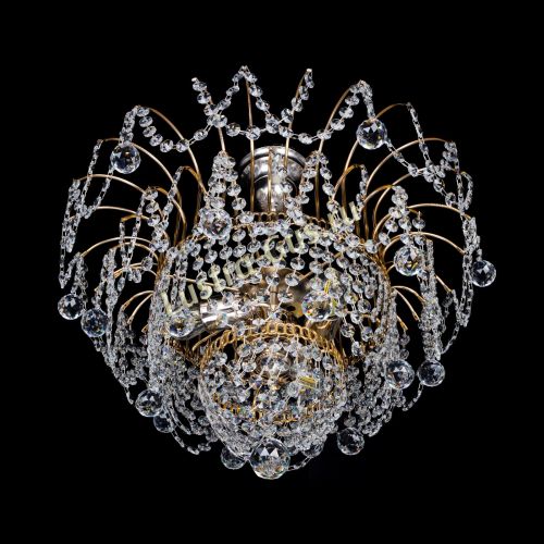 Люстра Агата №2 - 3 лампы в Магнитогорске Гусь Хрустальный