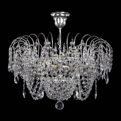 Люстра Агата № 2 - 4 лампы в Магнитогорске Гусь Хрустальный