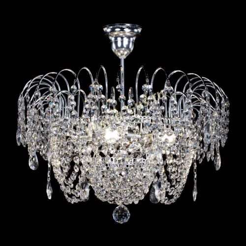 Люстра Агата № 2 - 4 лампы в Магнитогорске Гусь Хрустальный