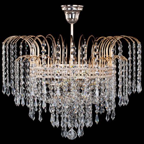 Люстра Агата №3 - 4 лампы в Магнитогорске Гусь Хрустальный