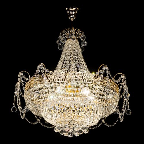 Люстра Агата большая в Магнитогорске Гусь Хрустальный