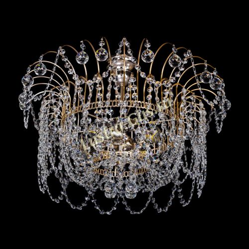 Люстра Агата с подвесом шар 30 в Магнитогорске Гусь Хрустальный