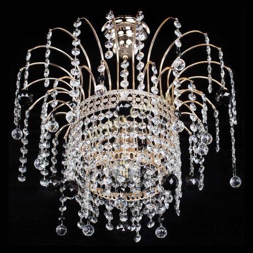 Люстра Агата Венеция №1 черная в Магнитогорске Гусь Хрустальный