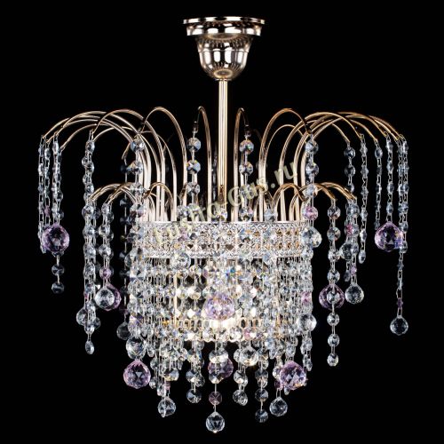 Люстра Агата Венеция №1 розовая в Магнитогорске Гусь Хрустальный