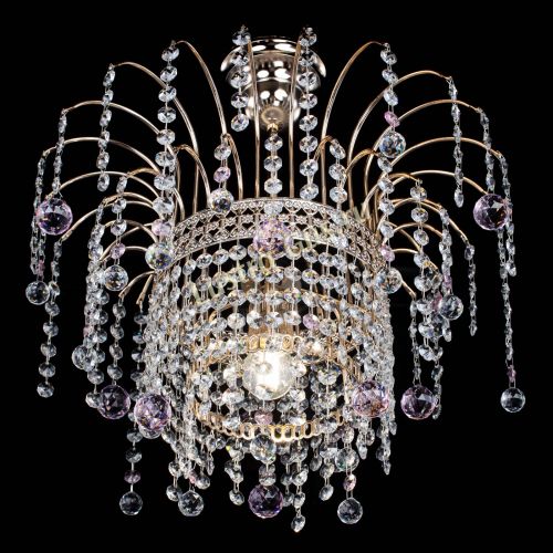 Люстра Агата Венеция №1 розовая в Магнитогорске Гусь Хрустальный