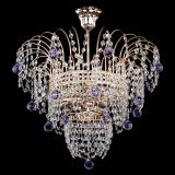 Люстра Агата Венеция №2 - 3 лампы фиолетовая в Магнитогорске Люстра Агата Венеция №2 - 3 лампы фиолетовая в Магнитогорске