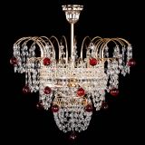 Люстра Агата Венеция №2 - 3 лампы красная в Магнитогорске