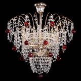 Люстра Агата Венеция №2 - 3 лампы красная в Магнитогорске