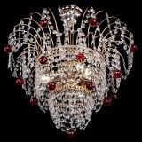 Люстра Агата Венеция №2 - 3 лампы красная в Магнитогорске