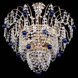 Люстра Агата Венеция №2 - 3 лампы синяя в Магнитогорске Люстра Агата Венеция №2 - 3 лампы синяя в Магнитогорске