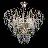 Люстра Агата Венеция №2 - 3 лампы зеленая в Магнитогорске