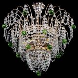 Люстра Агата Венеция №2 - 3 лампы зеленая в Магнитогорске