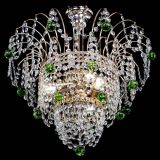 Люстра Агата Венеция №2 - 3 лампы зеленая в Магнитогорске