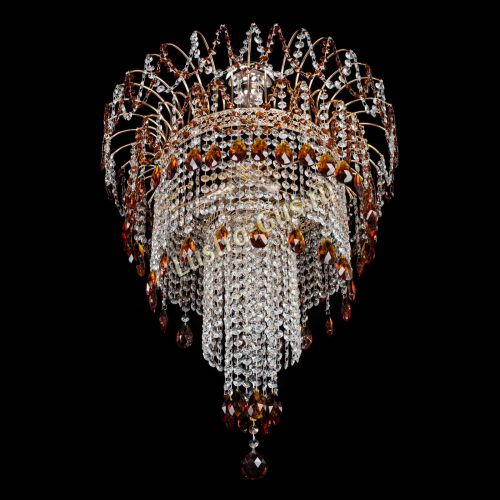 Люстра Агата Венеция №4 длинная Чайная в Магнитогорске Гусь Хрустальный