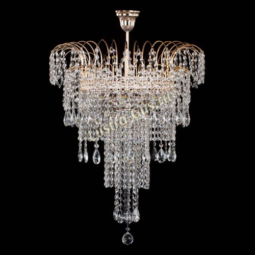 Люстра Агата Венеция №4 длинная в Магнитогорске Гусь Хрустальный