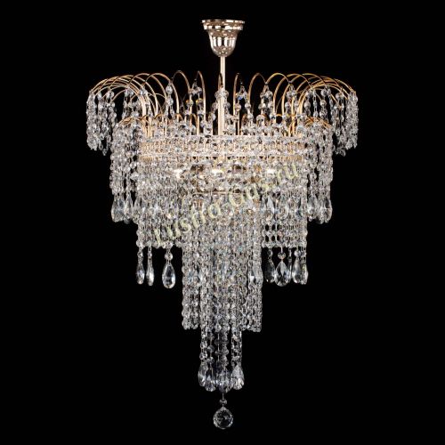 Люстра Агата Венеция №4 длинная в Магнитогорске Гусь Хрустальный