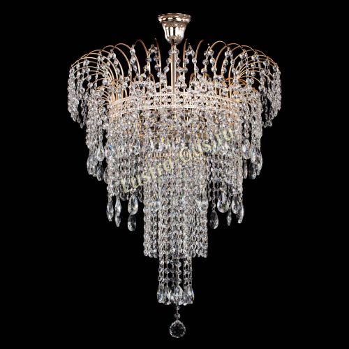 Люстра Агата Венеция №4 длинная в Магнитогорске Гусь Хрустальный