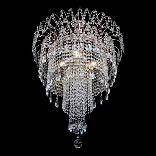 Люстра Агата Венеция №4 длинная в Магнитогорске Гусь Хрустальный