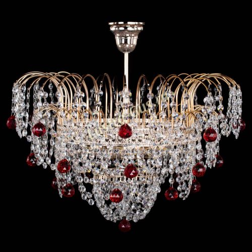 Люстра Агата Венеция №4 шар красная в Магнитогорске Люстра Агата Венеция №4 шар красная в Магнитогорске