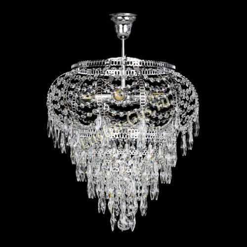 Люстра Альфа №5 с подвесом в Магнитогорске Гусь Хрустальный