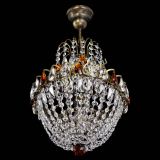 Люстра Астра №1 с подвесом под бронзу Чайная в Магнитогорске