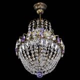 Люстра Астра №1 с подвесом под бронзу Фиолетоавя в Магнитогорске