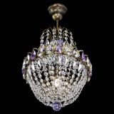 Люстра Астра №1 с подвесом под бронзу Фиолетоавя в Магнитогорске