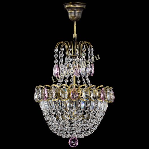 Люстра Астра №1 с подвесом под бронзу Розовая в Магнитогорске Люстра Астра №1 с подвесом под бронзу Розовая в Магнитогорске