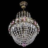 Люстра Астра №1 с подвесом под бронзу Розовая в Магнитогорске Люстра Астра №1 с подвесом под бронзу Розовая в Магнитогорске