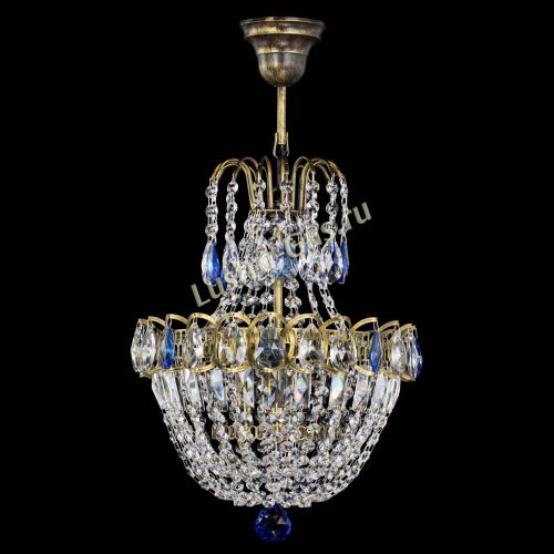 Люстра Астра №1 с подвесом под бронзу Синяя в Магнитогорске Люстра Астра №1 с подвесом под бронзу Синяя в Магнитогорске