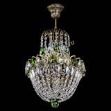 Люстра Астра №1 с подвесом под бронзу Зеленая в Магнитогорске