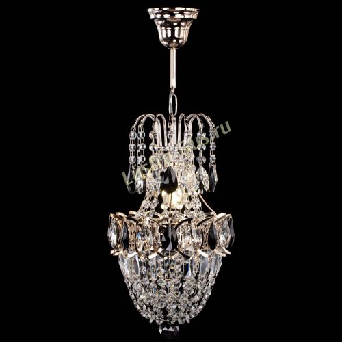 Люстра Астра №1 узкая черная в Магнитогорске Гусь Хрустальный