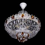 Люстра Астра Белая с подвесом чайная в Магнитогорске