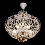 Люстра Астра Белая с подвесом чайная в Магнитогорске