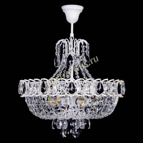 Люстра Астра Белая с подвесом черная в Магнитогорске Люстра Астра Белая с подвесом черная в Магнитогорске