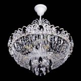 Люстра Астра Белая с подвесом черная в Магнитогорске Люстра Астра Белая с подвесом черная в Магнитогорске