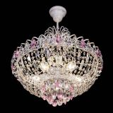 Люстра Астра Белая с подвесом розовая в Магнитогорске Люстра Астра Белая с подвесом розовая в Магнитогорске