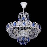 Люстра Астра Белая с подвесом синяя в Магнитогорске Люстра Астра Белая с подвесом синяя в Магнитогорске