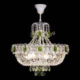 Люстра Астра Белая с подвесом зеленая в Магнитогорске