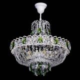 Люстра Астра Белая с подвесом зеленая в Магнитогорске