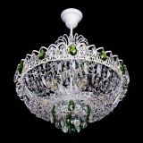 Люстра Астра Белая с подвесом зеленая в Магнитогорске