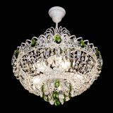 Люстра Астра Белая с подвесом зеленая в Магнитогорске