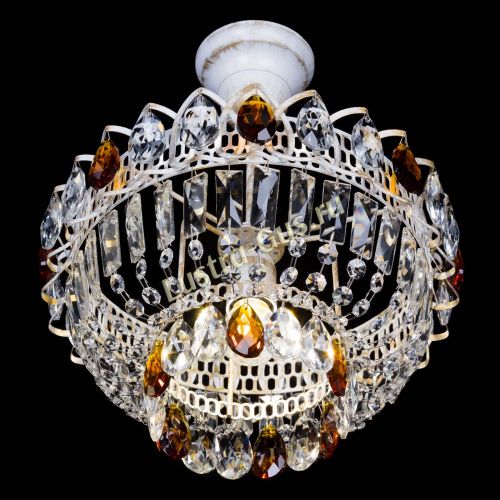 Люстра Астра Бутон №1 Чайная - белая с подвесом в Магнитогорске Гусь Хрустальный