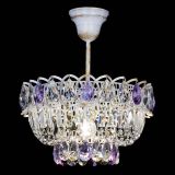 Люстра Астра Бутон №1 Фиолетовая - белая с подвесом в Магнитогорске Люстра Астра Бутон №1 Фиолетовая - белая с подвесом в Магнитогорске